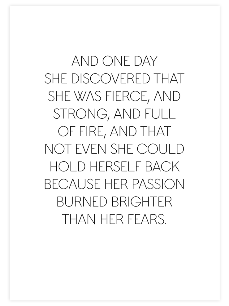 And One Day - Art Print  Poster
