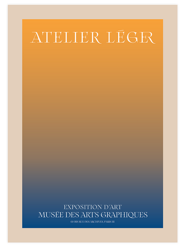 Atelier Leger Exposition D'art - Art Print