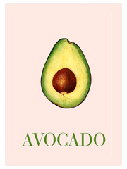 Avokado Poster - Giclée Baskı