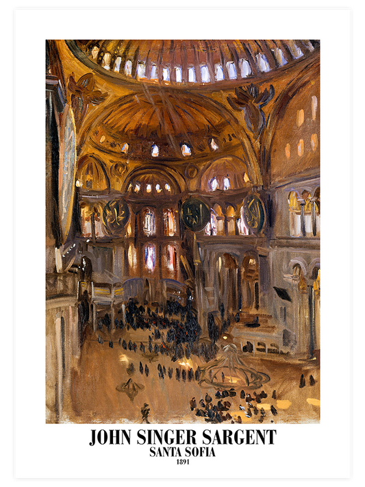 Ayasofya Poster - Giclée Baskı