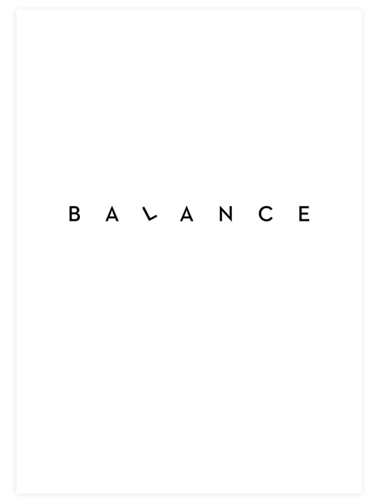 Balance Poster - Giclée Baskı