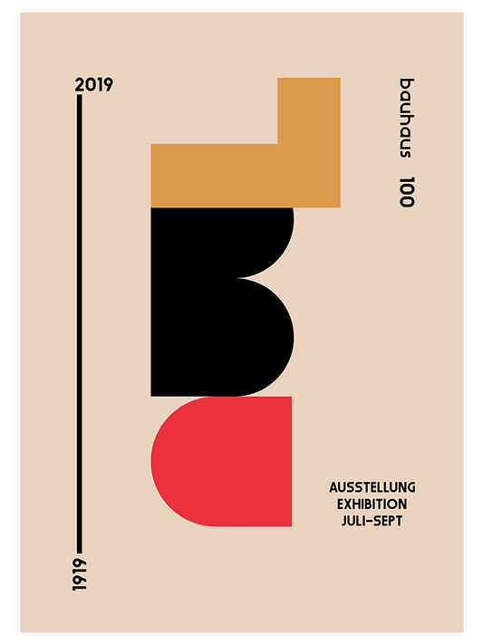 Bauhaus 100 Afiş - Fine Art Poster