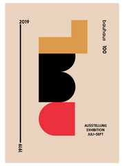 Bauhaus 100 Afiş Poster - Giclée Baskı
