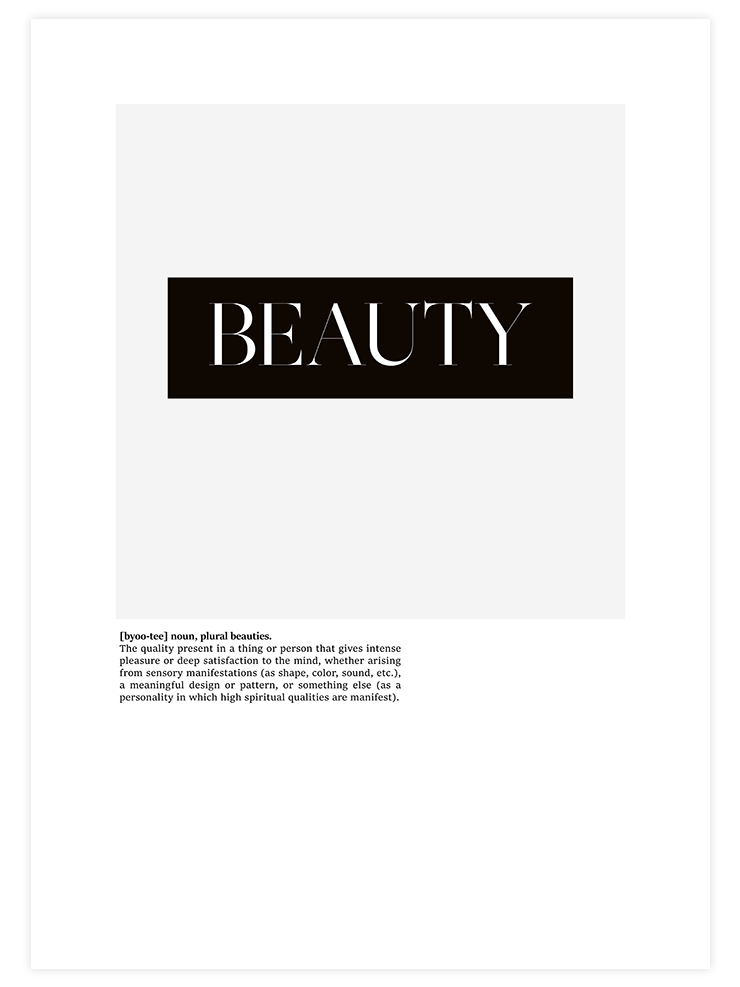 Beauty - Art Print  Poster