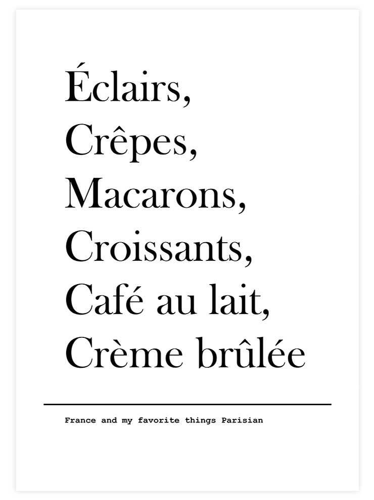 Best Of Paris - Art Print Ürün ana görseli