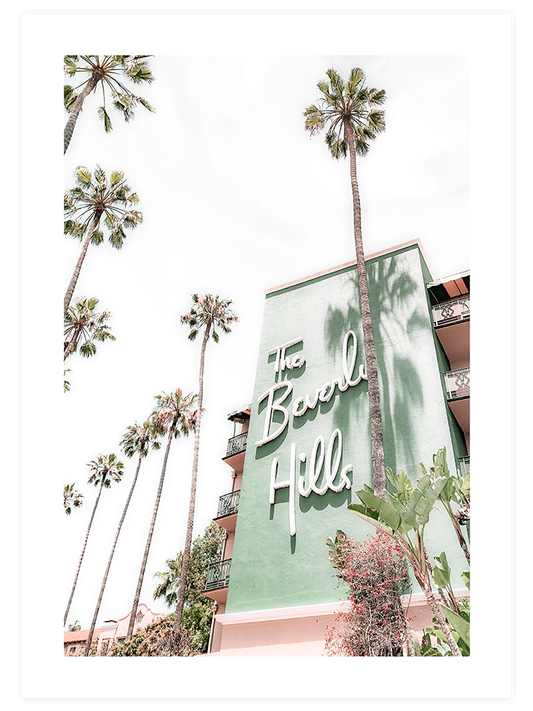 Beverly Hills Poster - Giclée Baskı