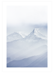 Beyaz Dağlar - Art Print