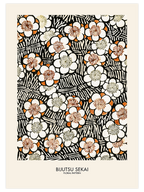Bijutsu Sekai Floral Pattern - Art Print