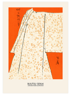 Bijutsu Sekai Japanese Robe Illustration - Art Print