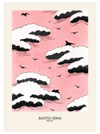 Bijutsu Sekai Pink Sky - Art Print