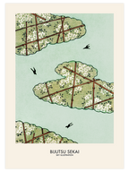 Bijutsu Sekai Sky Illustration - Art Print