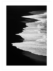 Black Beach Poster - Giclée Baskı