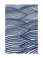 Blue Waves - Art Print