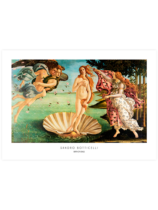 Botticelli The Birth Of Venus (Venüs’ün Doğuşu) Poster - Giclée Baskı