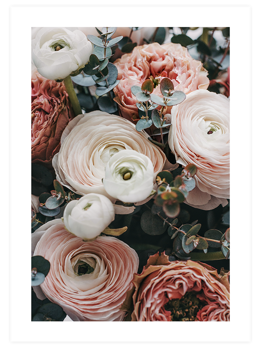 Bouquet De Fleurs Poster - Giclée Baskı