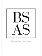 Bs As Buenos Ai̇res - Art Print