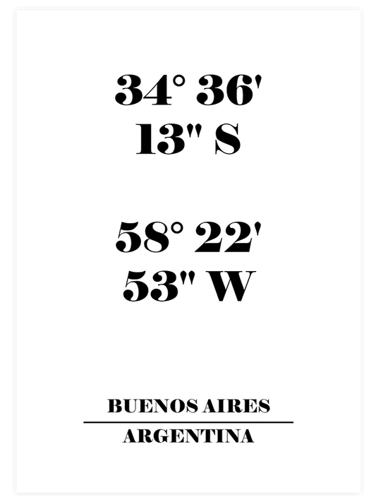 Buenos Aires Argentina - Art Print