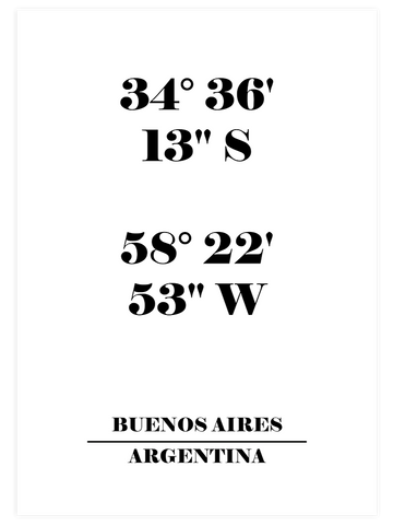 Buenos Aires Argentina - Art Print