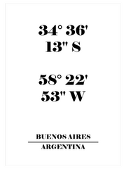 Buenos Aires Argentina - Fine Art Poster