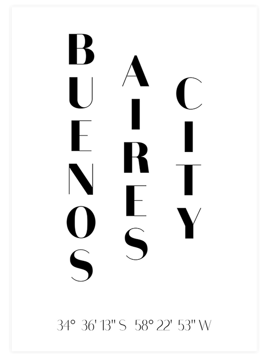 Buenos Aires City - Art Print