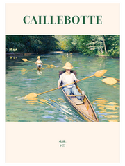 Caillebotte Skiffs - Fine Art Poster