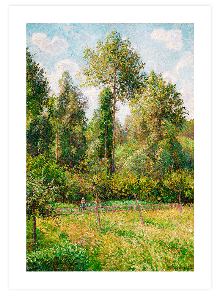 Camille Pissarro Kavaklar - Art Print
