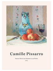 Camille Pissarro Still Life With Apples And Pitcher - Fine Art Poster
