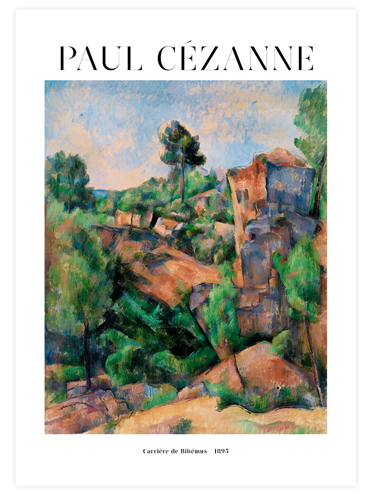 Cezanne Bibemus Quarry - Art Print