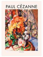 Cezanne The Flowered Vase - Art Print