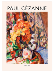 Cezanne The Flowered Vase - Fine Art Poster