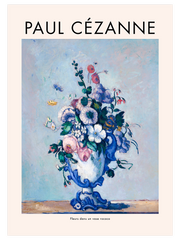 Cezanne Flowers In A Rococo Vase - Fine Art Poster