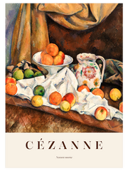 Cezanne Nature Morte Poster - Giclée Baskı