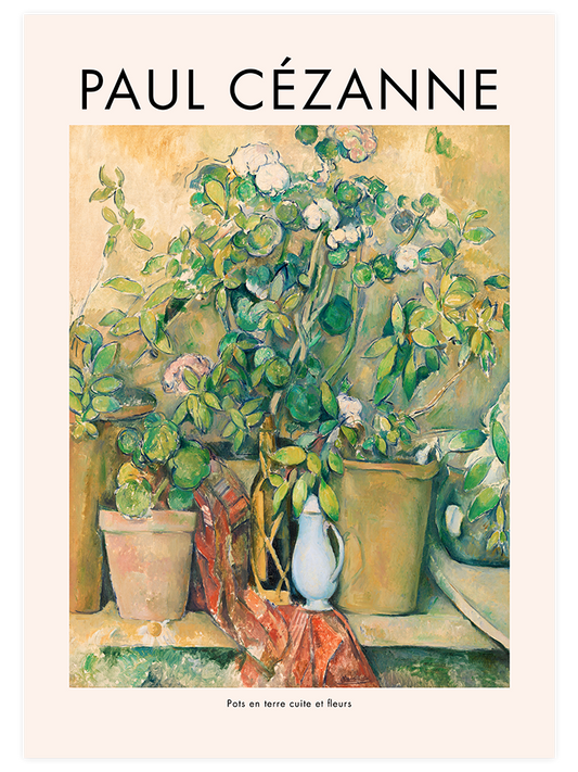 Cezanne Potted Plants - Art Print