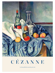 Cezanne The Peppermint Bottle - Fine Art Poster