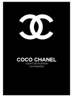 Coco Chanel Fashion N2 - Art Print