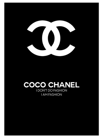 Coco Chanel Fashion N2 - Art Print