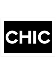 Chic Poster - Giclée Baskı