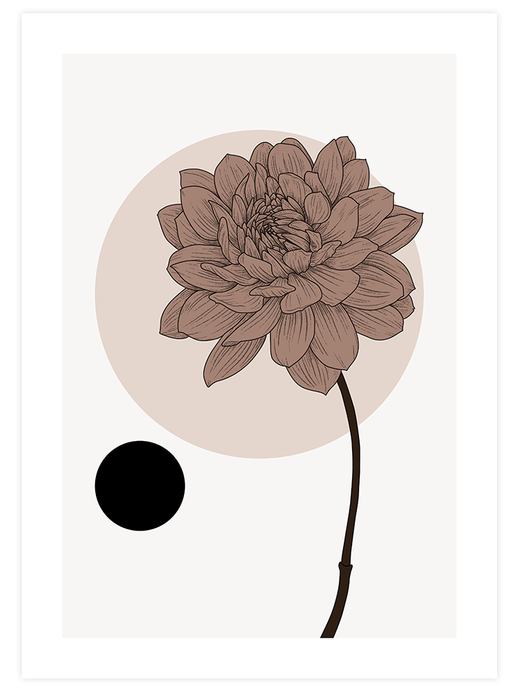 Çiçek N1 - Art Print Ürün ana görseli