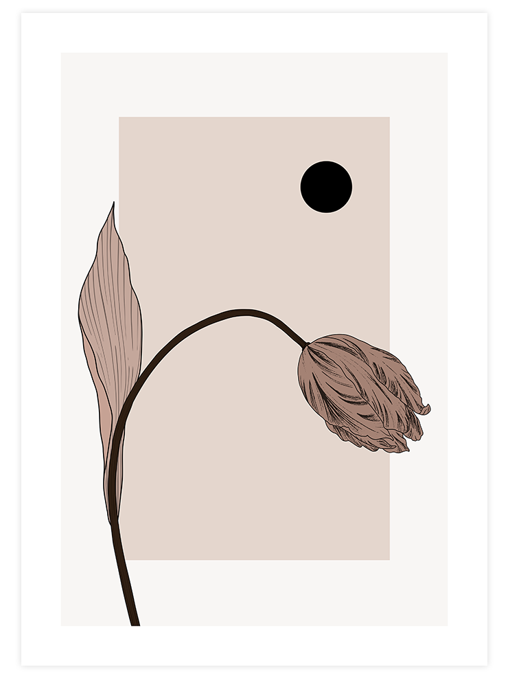 Çiçek N3 - Art Print Ürün ana görseli