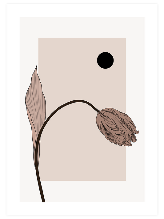 Çiçek N3 - Art Print