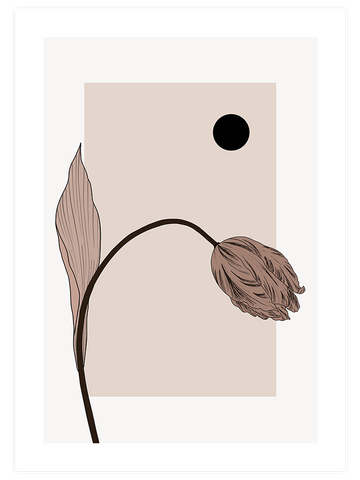 Çiçek N3 - Art Print