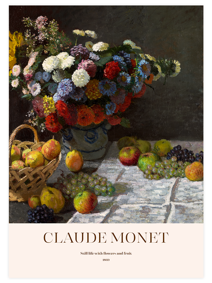 Claude Monet Still Life - Art Print