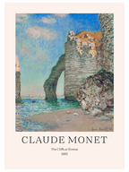 Claude Monet The Cliffs At Étretat - Art Print