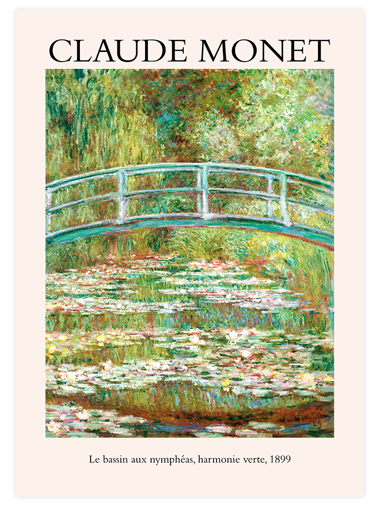 Monet The Waterlily Pond - Art Print Ürün ana görseli