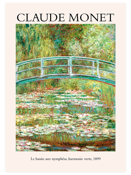 Monet The Waterlily Pond - Art Print