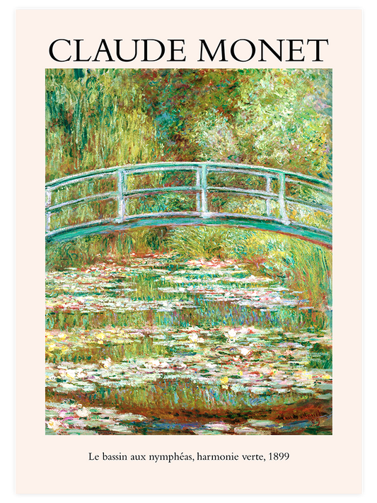 Claude Monet The Waterlily Pond, Green Harmony - Fine Art Poster