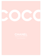 Coco Chanel Fashion N3 - Art Print