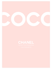 Coco Chanel Fashion N3 - Art Print