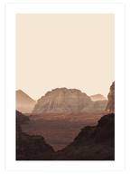 Çöl Dağları - Art Print