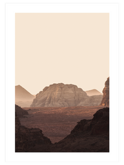 Çöl Dağları - Fine Art Poster